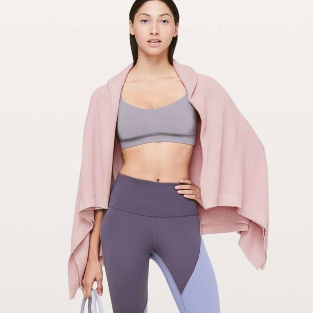 Lululemon Convertible Divinity Poncho Sweater Pink